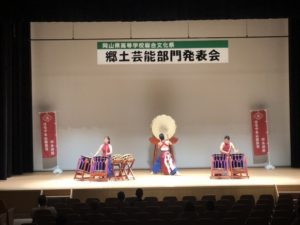 第４３回岡山県高等学校総合文化祭 郷土芸能部門発表会