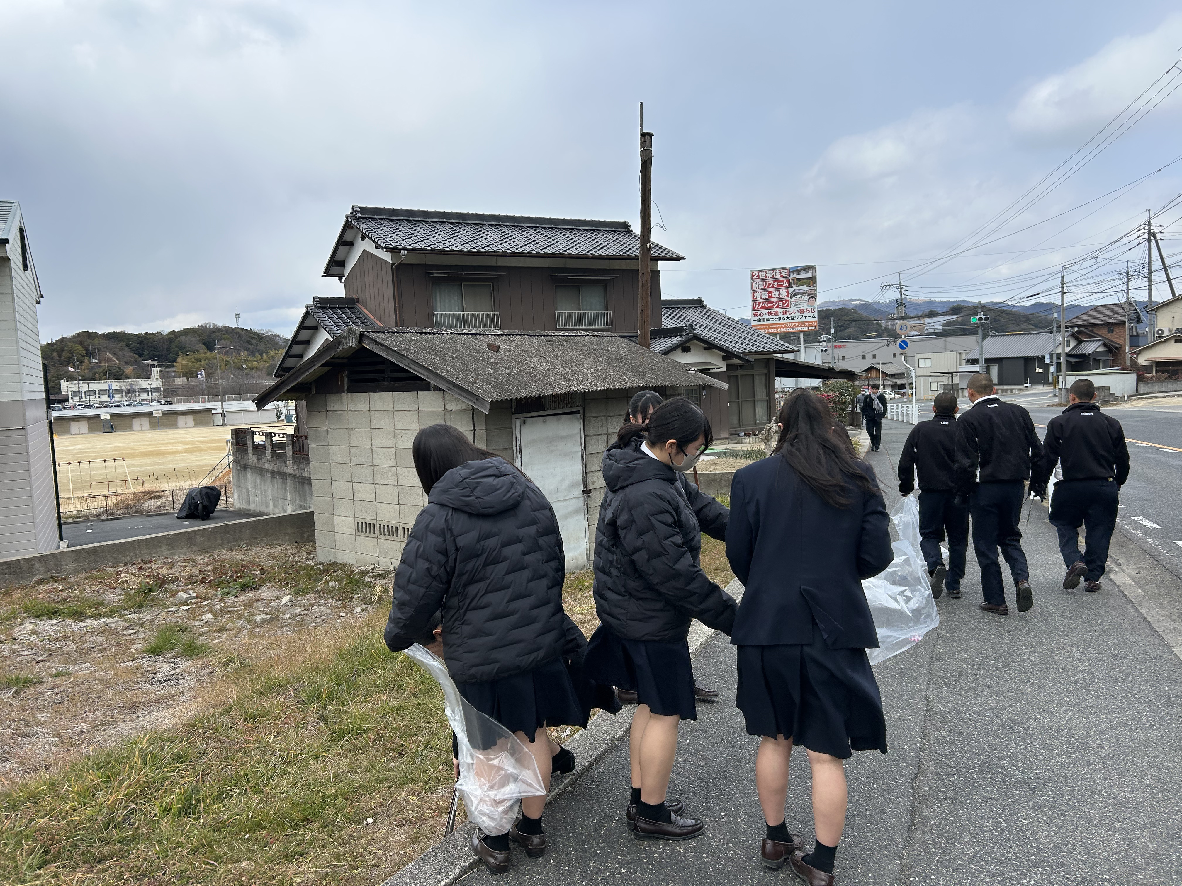 JR鴨方駅周辺清掃(鴨方町)インターアクトクラブ